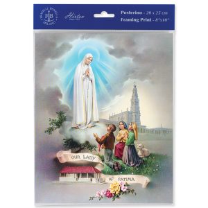 8" x 10" Our Lady of Fatima Print (sold in packages of 3)