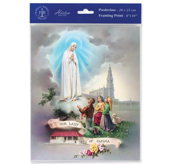 8" x 10" Our Lady of Fatima Print (sold in packages of 3)
