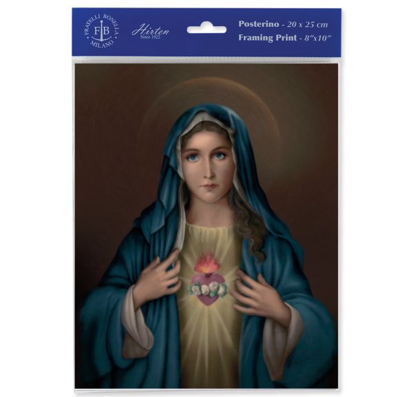 8" x 10" Immaculate Heart of Mary Print (sold in packages of 3)