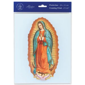 8" x 10" Our Lady of Guadalupe Print (sold in packages of 3)
