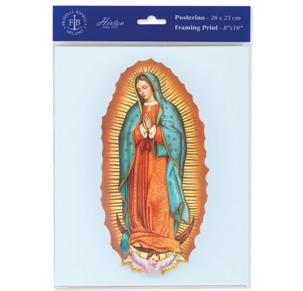 8" x 10" Our Lady of Guadalupe Print (sold in packages of 3)