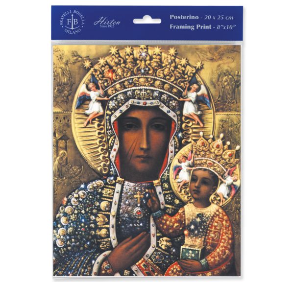 8" x 10" Our Lady of Czestochowa Print (sold in packages of 3)