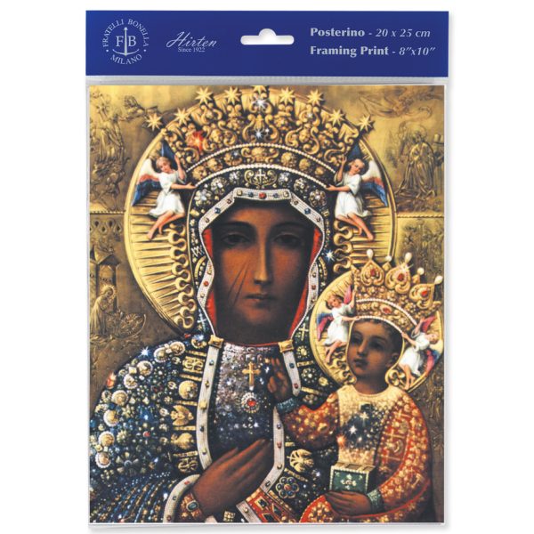 8" x 10" Our Lady of Czestochowa Print (sold in packages of 3)