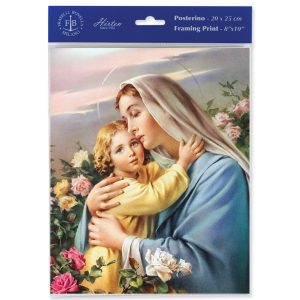 8" x 10" Madonna and Child Print (sold in packages of 3)
