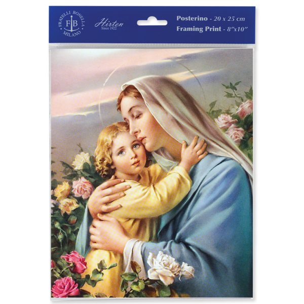 8" x 10" Madonna and Child Print (sold in packages of 3)