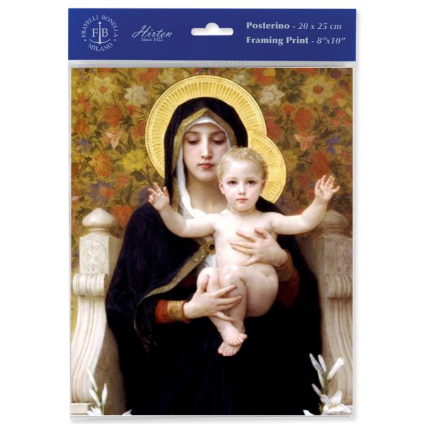8" x 10" Madonna of the Lilies Print (sold in packages of 3)