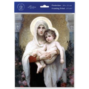 8" x 10" Madonna of the Roses Print (sold in packages of 3)
