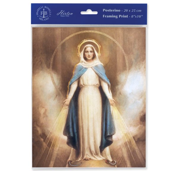 8" x 10" Miraculous Mary Print (sold in packages of 3)