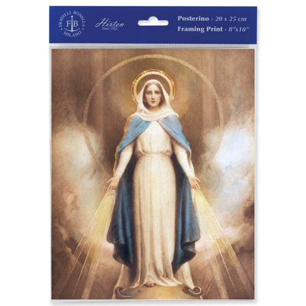 8" x 10" Miraculous Mary Print (sold in packages of 3)