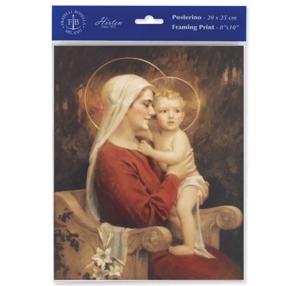 8" x 10" Madonna and Child Print (sold in packages of 3)