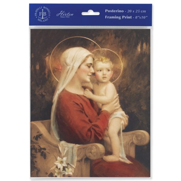 8" x 10" Madonna and Child Print (sold in packages of 3)