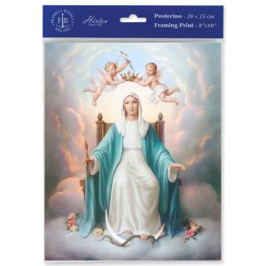8" x 10" Queen of Heaven Print (sold in packages of 3)