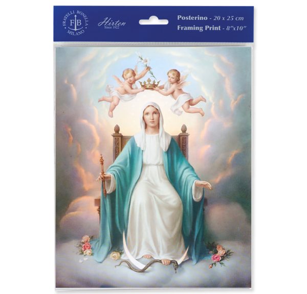 8" x 10" Queen of Heaven Print (sold in packages of 3)