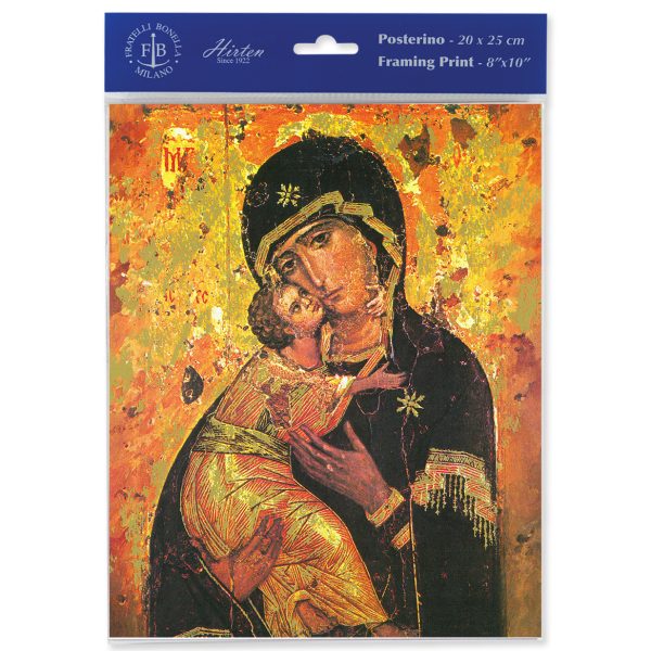 8" x 10" Our Lady of Vladimir Print (sold in packages of 3)