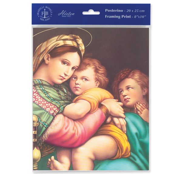 8" x 10" Madonna and Child Print (sold in packages of 3)