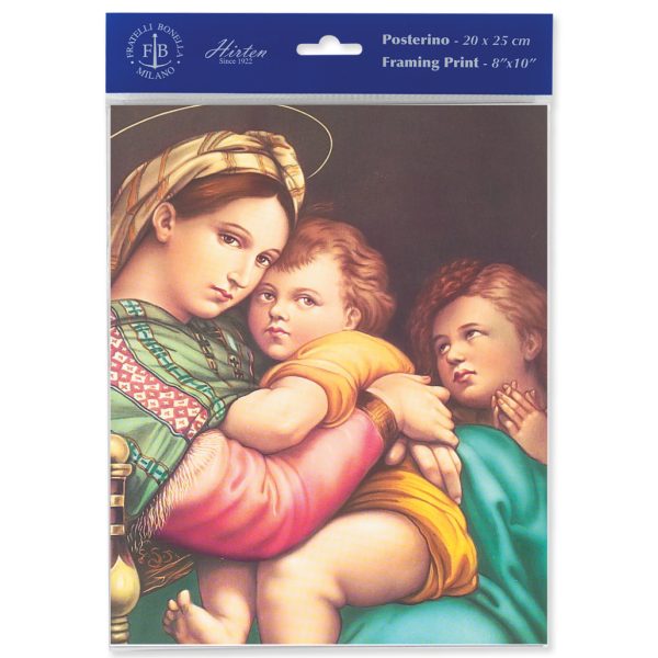 8" x 10" Madonna and Child Print (sold in packages of 3)