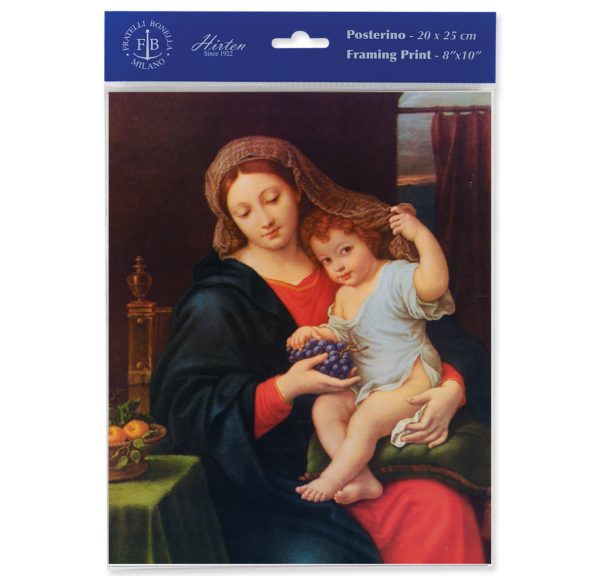 8" x 10" Madonna of the Grapes Print (sold in packages of 3)