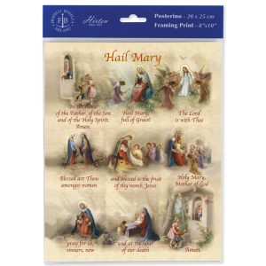 8" x 10" Hail Mary Print (sold in packages of 3)
