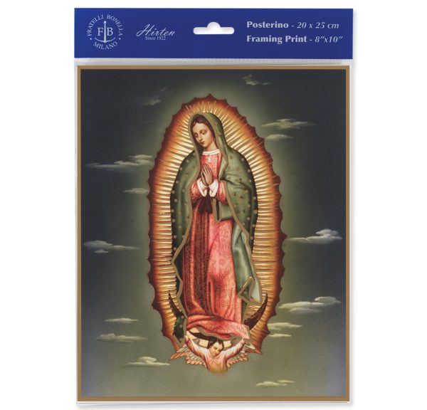 8" x 10" Our Lady of Guadalupe Print (sold in packages of 3)