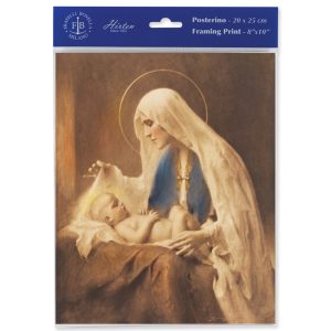 8" x 10" Madonna and Child Print (sold in packages of 3)
