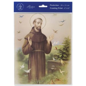 8" x 10" St. Francis Print (sold in packages of 3)