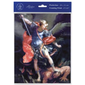 8" x 10" St. Michael Print (sold in packages of 3)