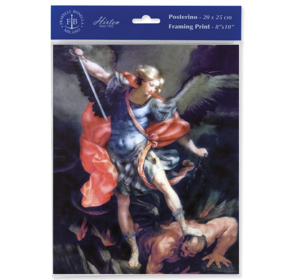 8" x 10" St. Michael Print (sold in packages of 3)