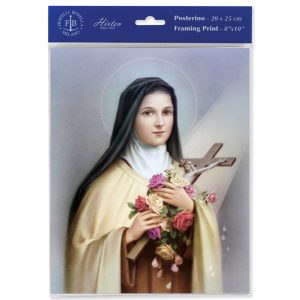 8" x 10" St. Therese Print (sold in packages of 3)