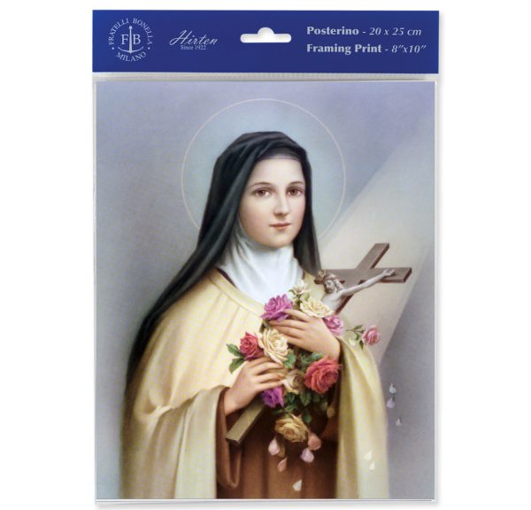 8" x 10" St. Therese Print (sold in packages of 3)