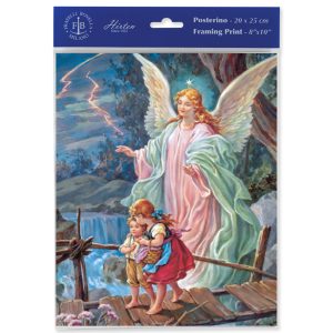 8" x 10" Guardian Angel Crossing the Bridge Print (sold in packages of 3)
