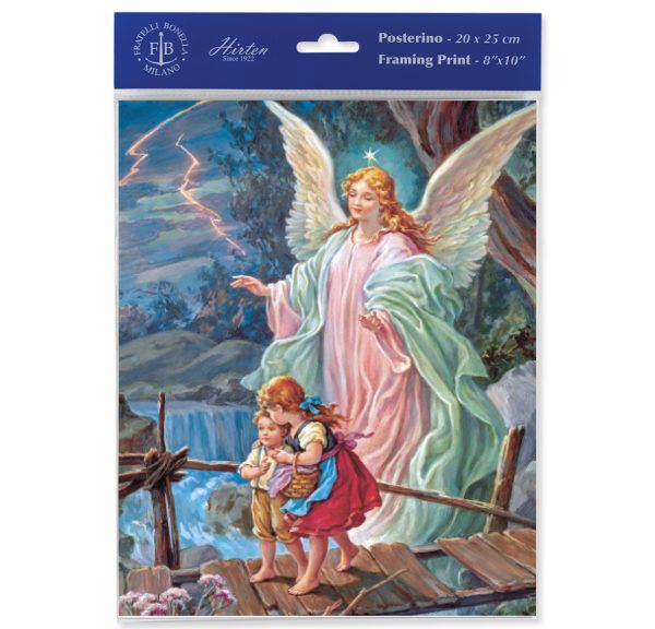 8" x 10" Guardian Angel Crossing the Bridge Print (sold in packages of 3)