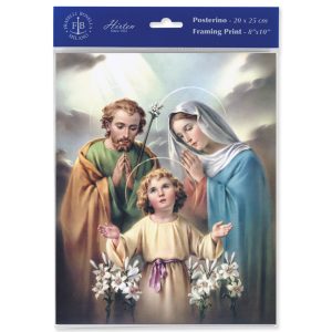 8" x 10" Holy Family Print (sold in packages of 3)