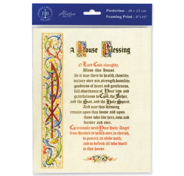 8" x 10" House Blessing Print (sold in packages of 3)