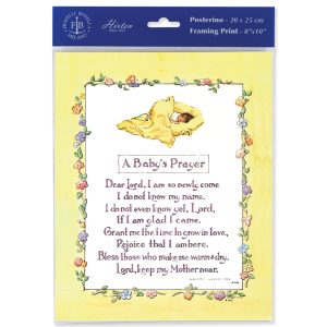 8" x 10" Baby Prayer Print (sold in packages of 3)