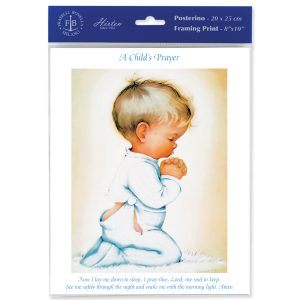 8" x 10" Praying Boy Print (sold in packages of 3)