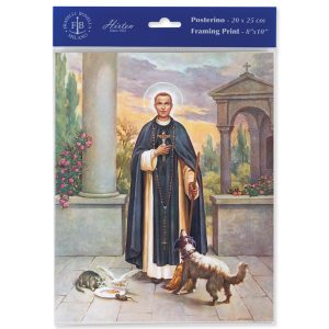 8" x 10" St. Martin DePorres Print (sold in packages of 3)
