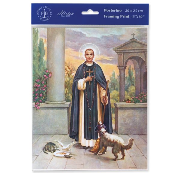 8" x 10" St. Martin DePorres Print (sold in packages of 3)