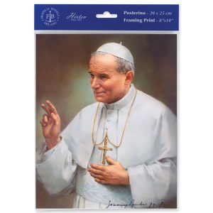 8" x 10" St. Pope John Paul II Print (sold in packages of 3)