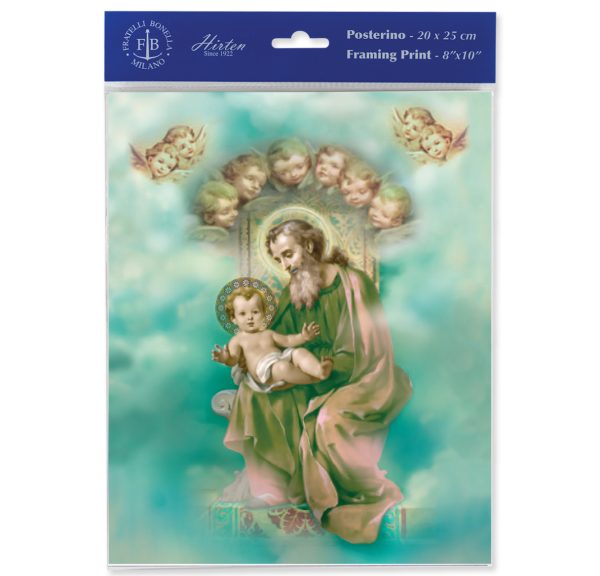 8" x 10" St. Joseph Print (sold in packages of 3)