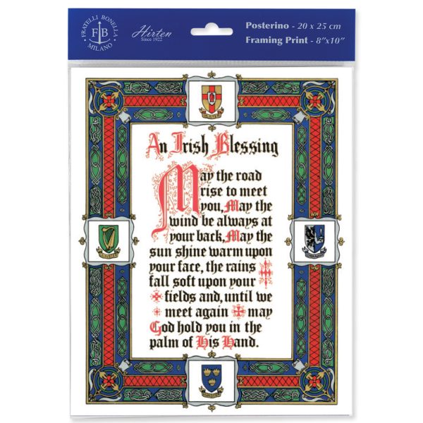 8" x 10" Irish Blessing Print (sold in packages of 3)