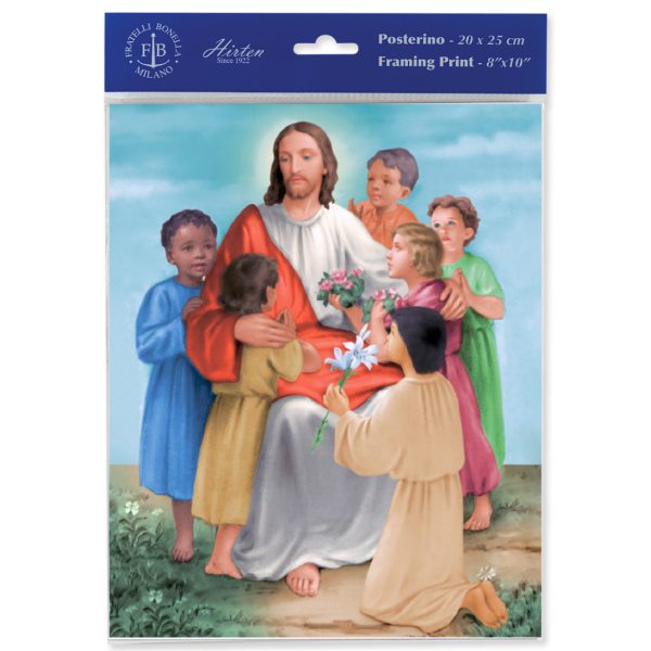 8" x 10" Christ with Children Print (sold in packages of 3)