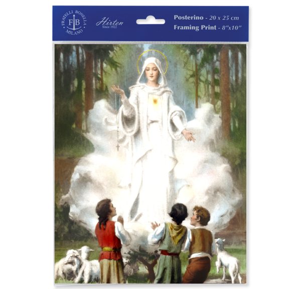 8" x 10" Our Lady of Fatima Print (sold in packages of 3)