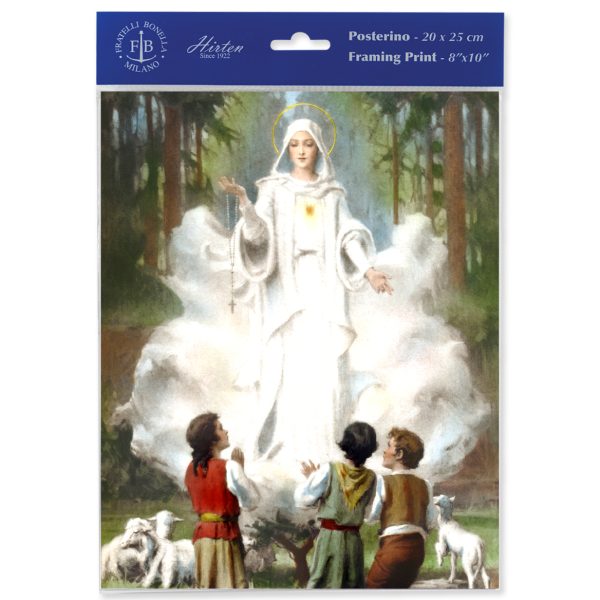 8" x 10" Our Lady of Fatima Print (sold in packages of 3)