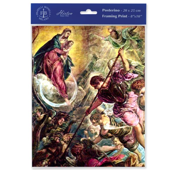8" x 10" The Battle of Archangel St. Michael Print (sold in packages of 3)
