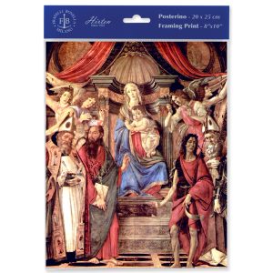 8" x 10" Madonna Throne of Angels and Saints Print (sold in packages of 3)