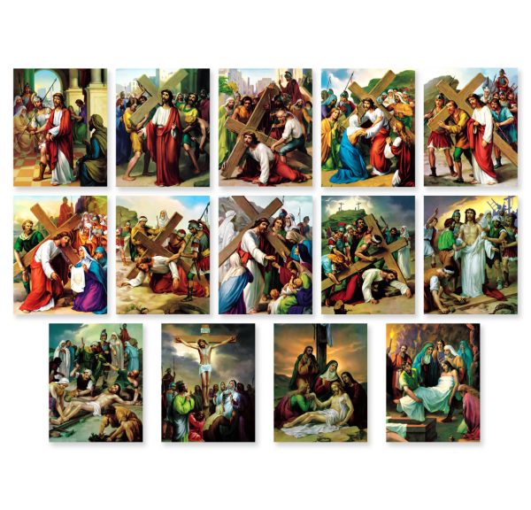 6" x 8"Stations of the Cross Poster Set