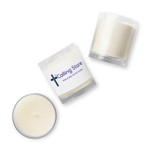 Walking In His Steps 9oz Unscented Soy Wax Candle