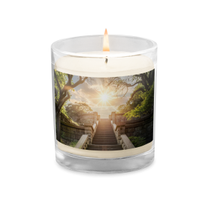 Weathered Stone Stairs 9oz Unscented Soy Wax Candle