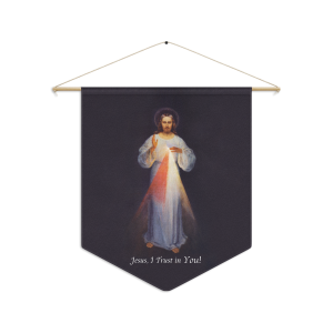 Divine Mercy Pennant Banner