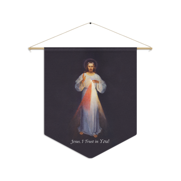 Divine Mercy Pennant Banner